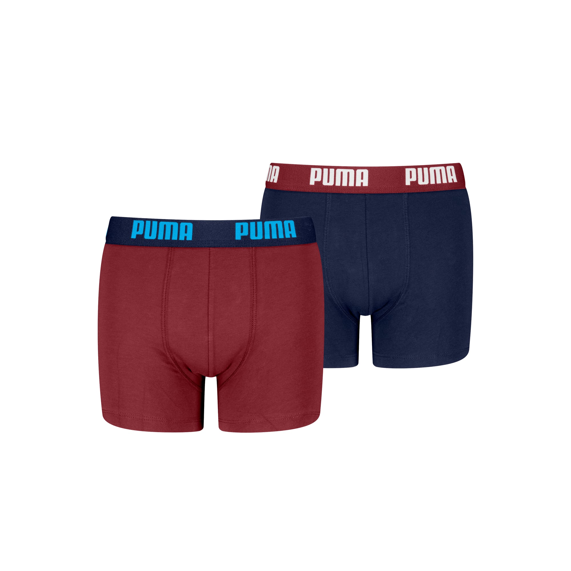 Everyday Basic boxers voor jongeren (set van 2), red / navy, large
