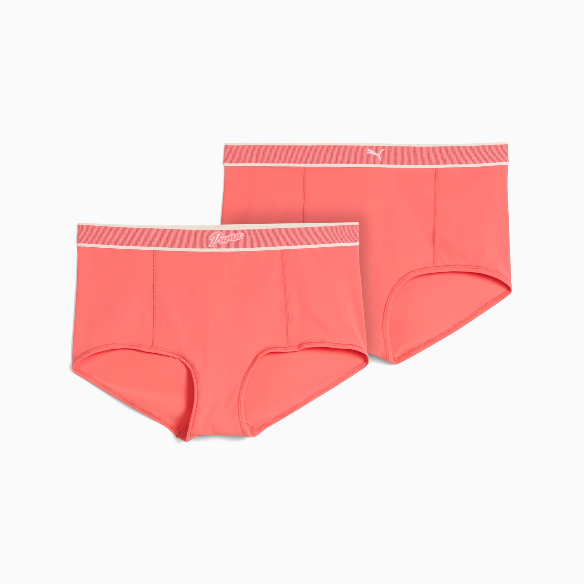 High-Rise Hipster Briefs Women (2-pack), coral, large