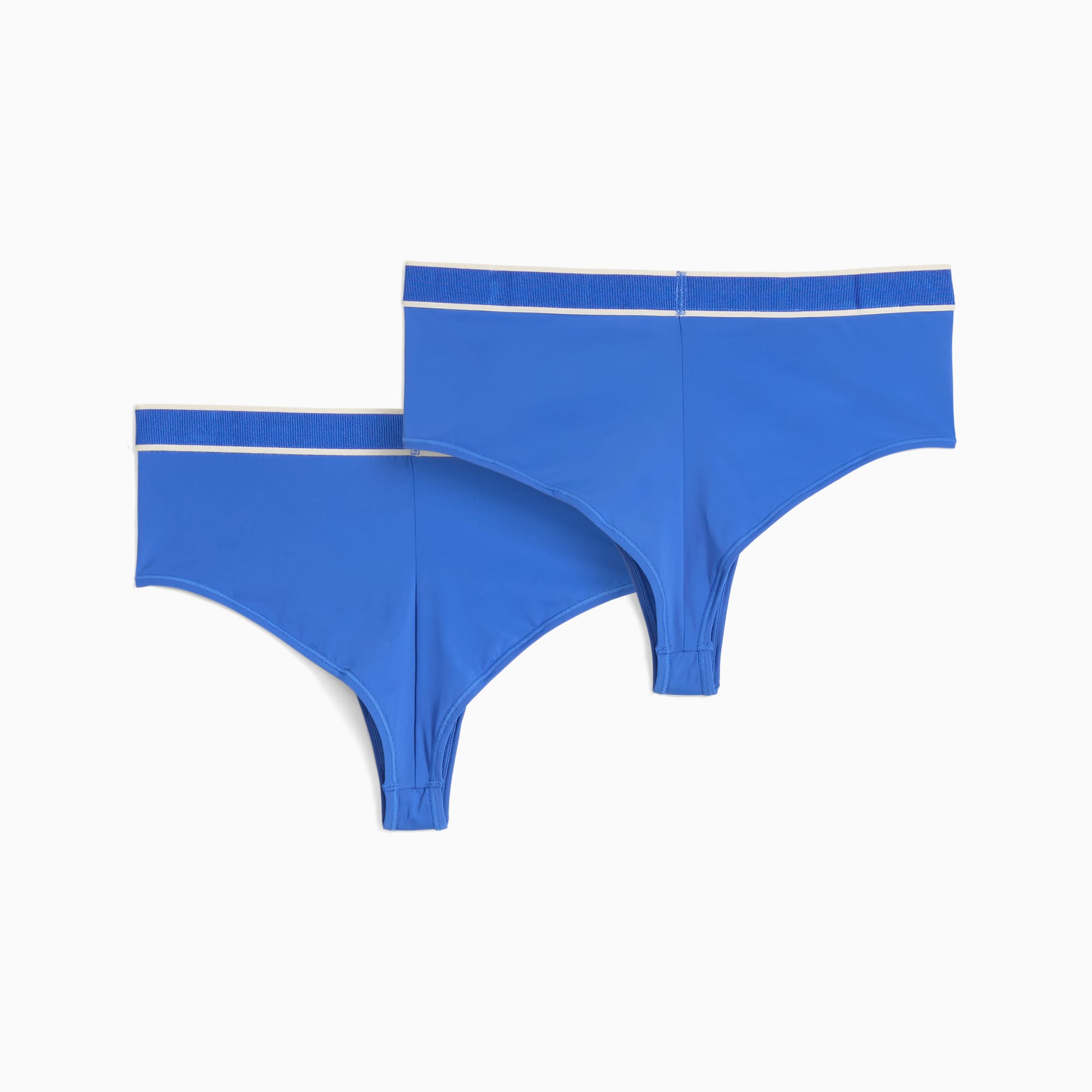 High-Rise Brazilian Bottoms Women (2-Pack), vivid blue, large