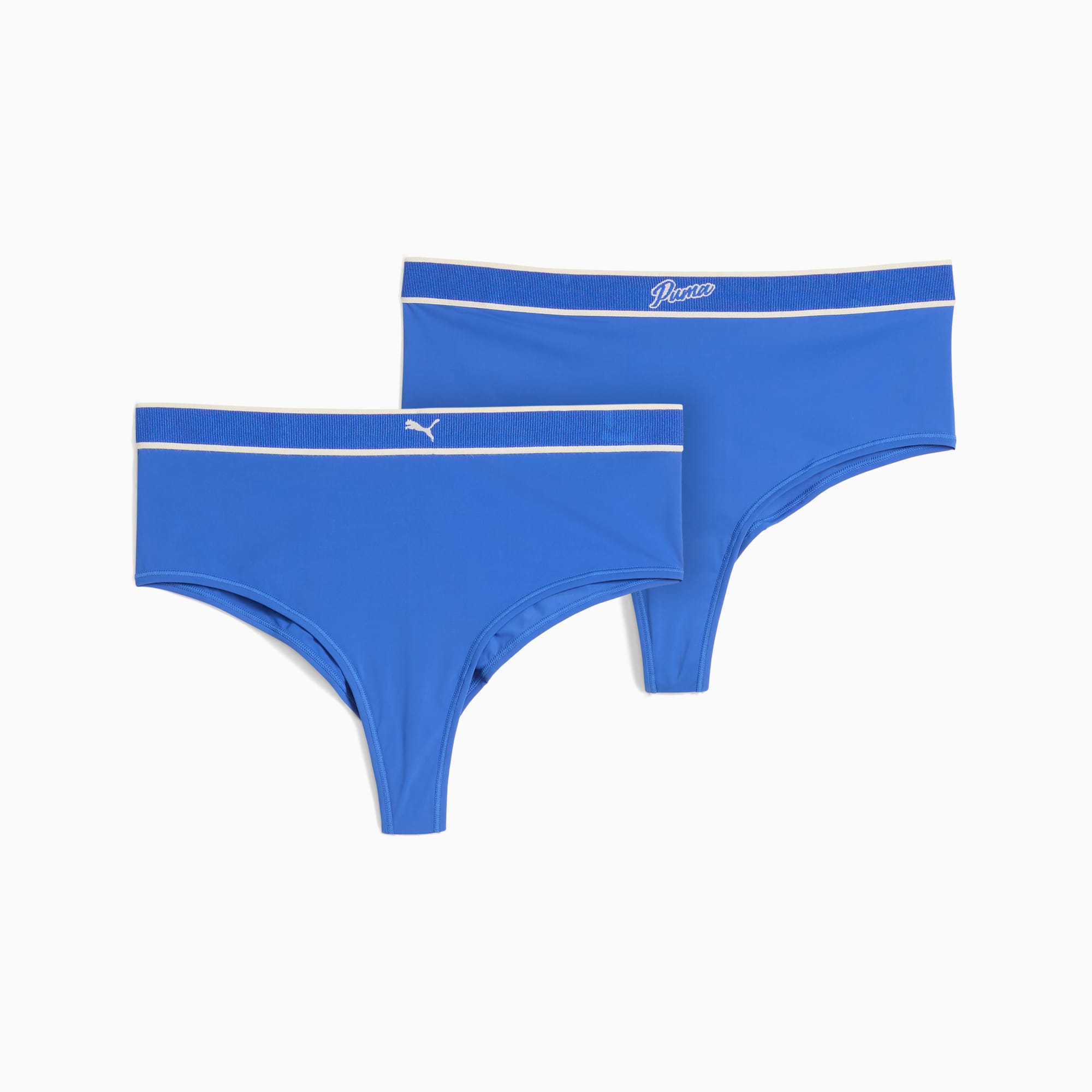 High-Rise Brazilian Bottoms Women (2-Pack), vivid blue, large