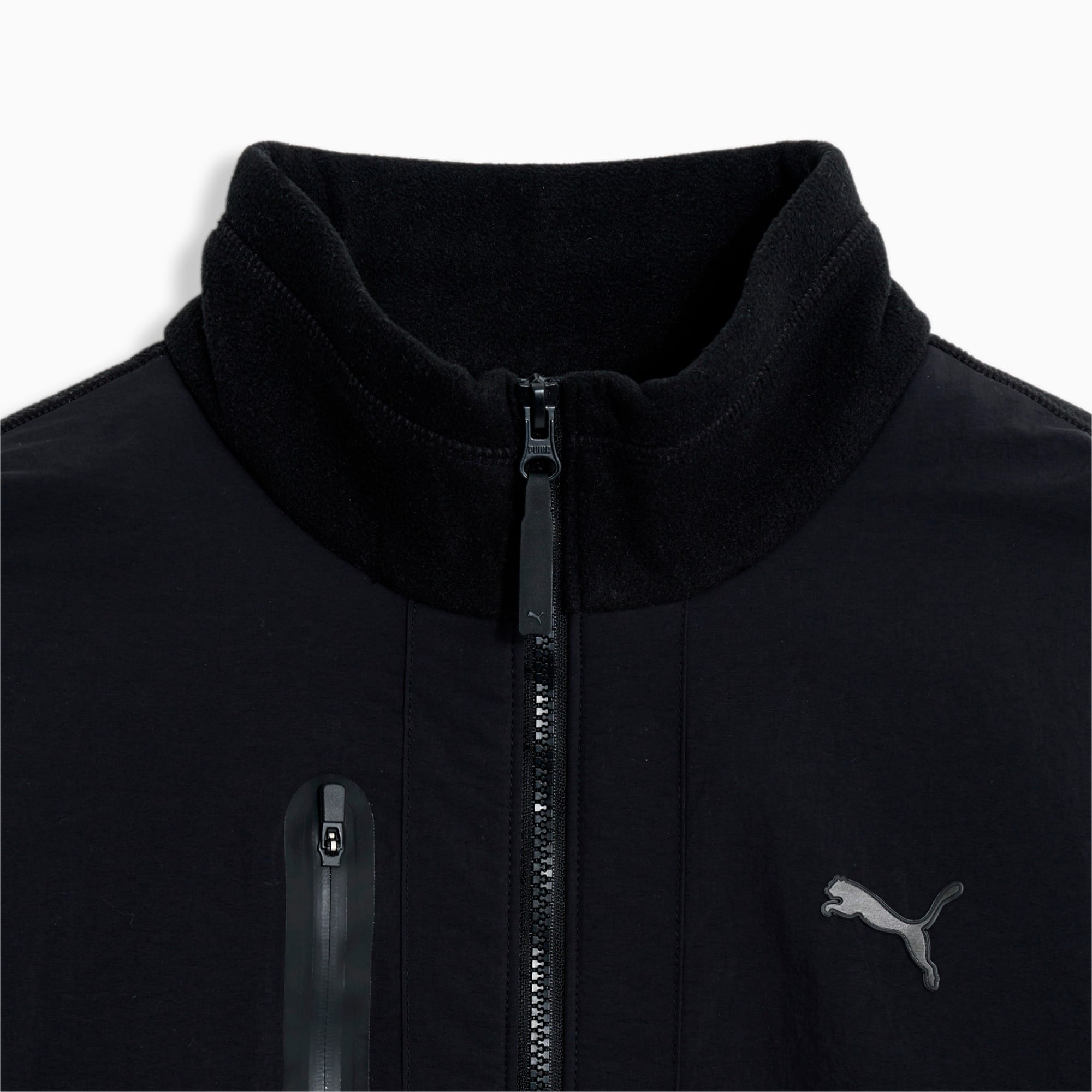Active Fleece BD Jacket Puma Black