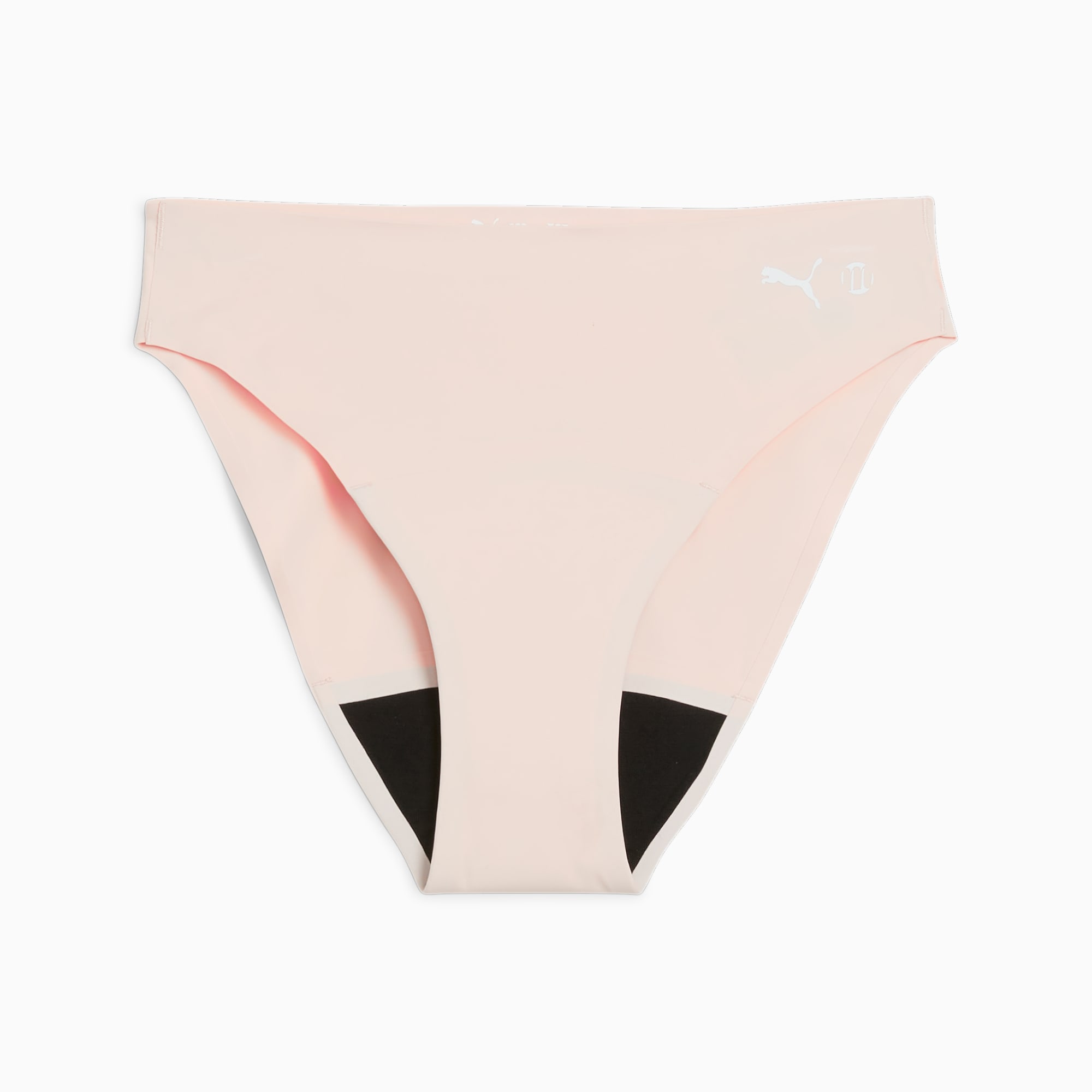Bezszwowe figi bikini PUMA x Modibodi Active zapewniające średnią/wysoką ochronę, Mist Pink, large