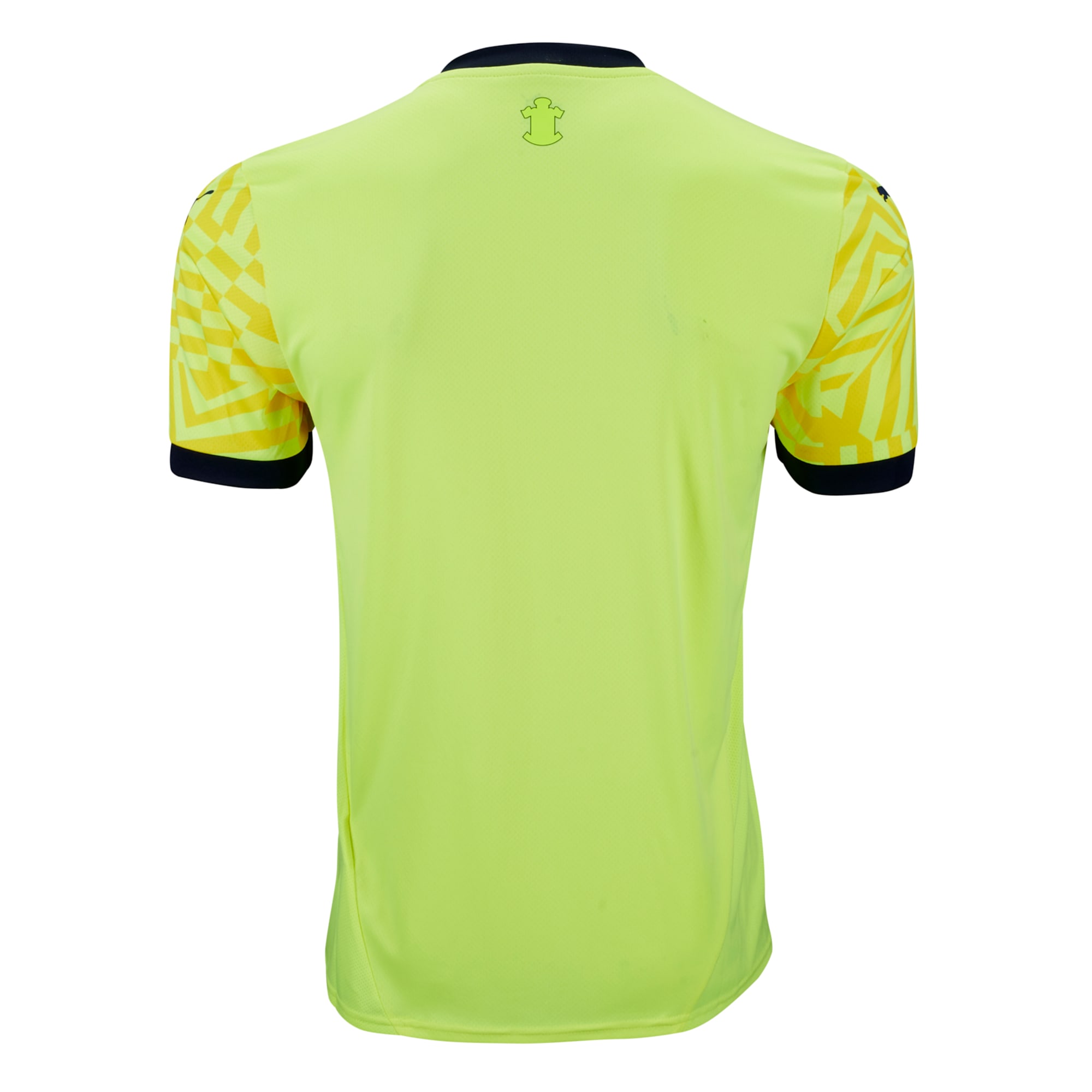 Southampton F.C. Maglia gara Away 24/25 da uomo, Fizzy Yellow-Peacoat, large