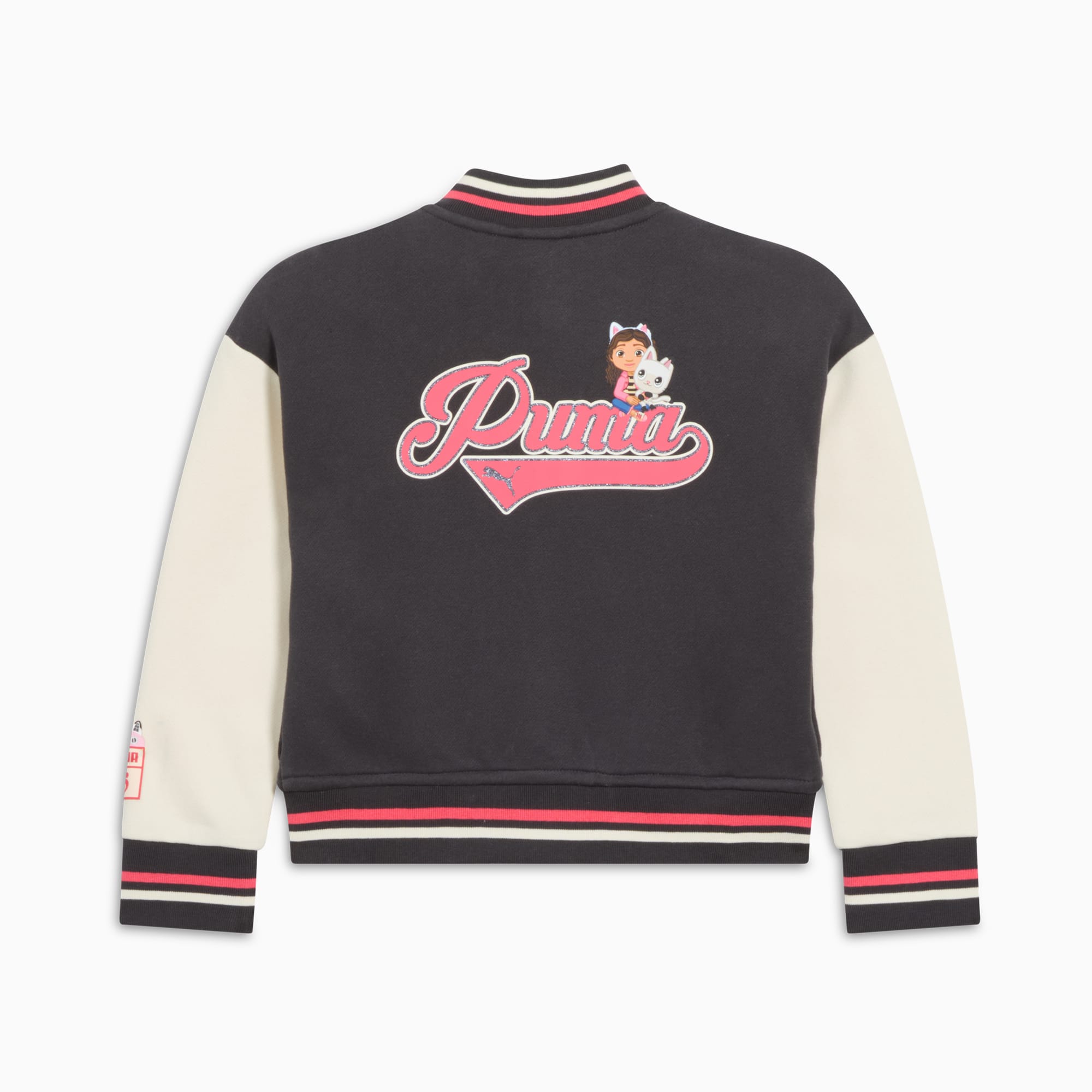 Puma x sophia webster women's leather varsity jacket deals