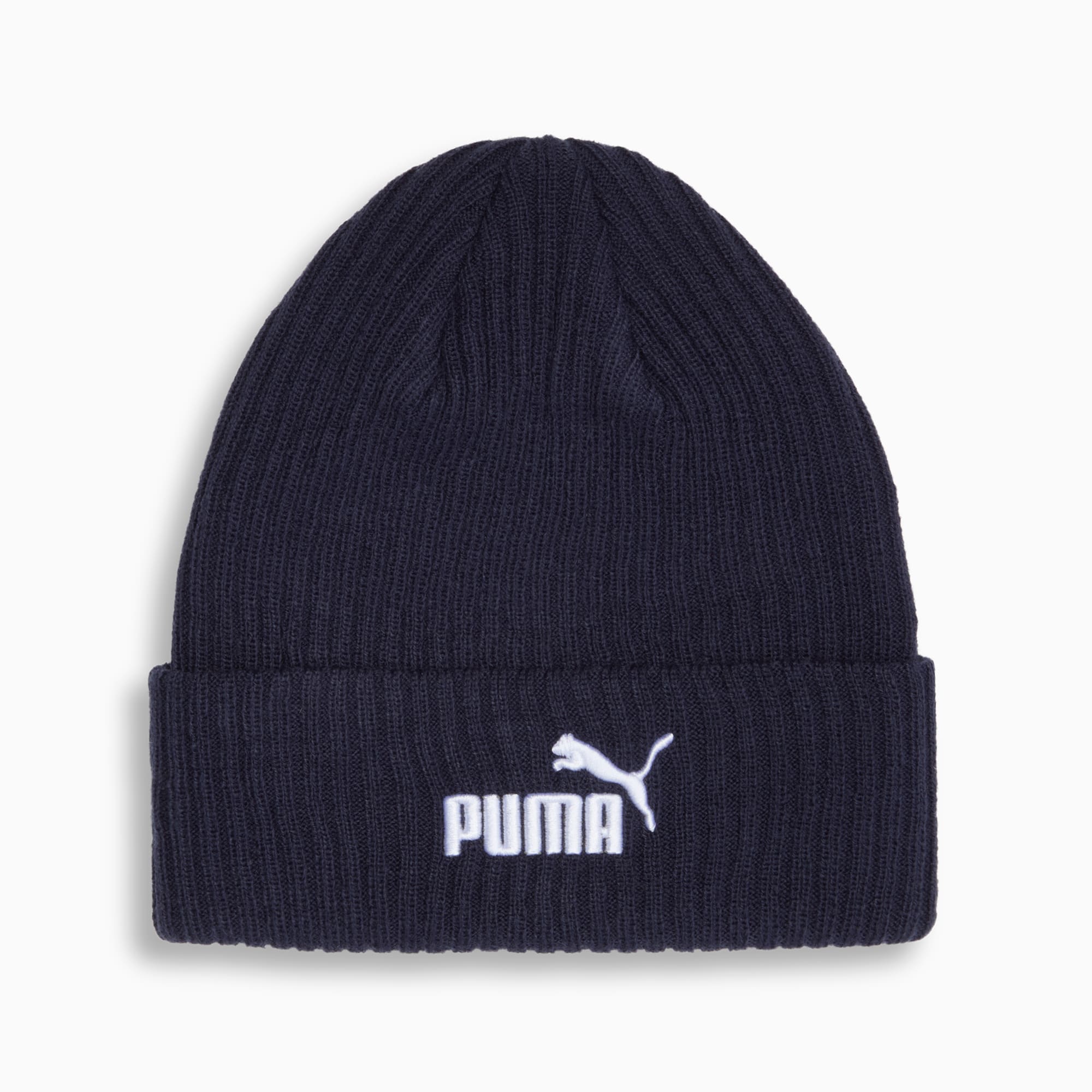 PUMA-Logo-Ribbed-Cuff-Beanie