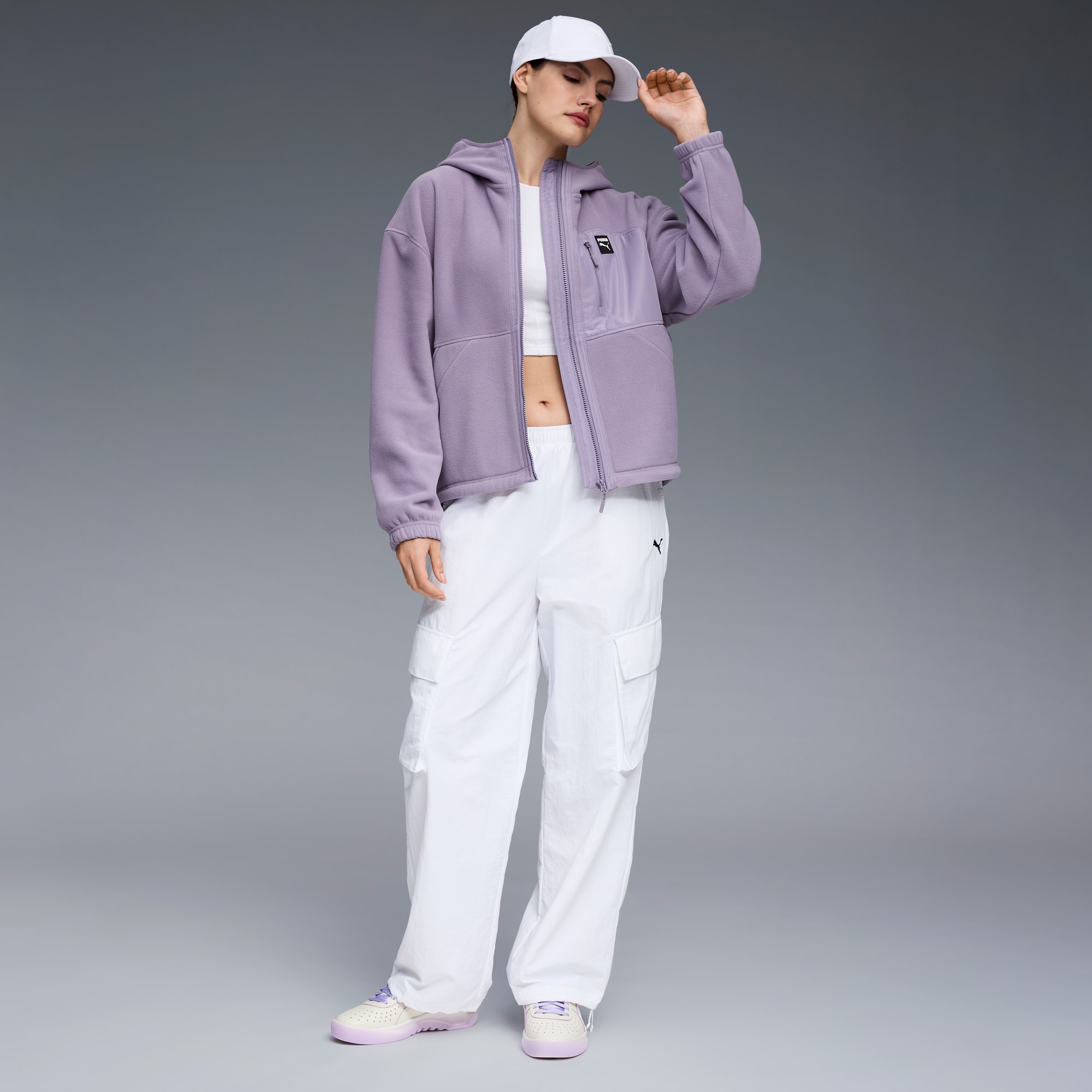 美品 2024MARK&LONA Antistatic Fleece Inner Polar Fleece Hooded Jacket Women | PUMA