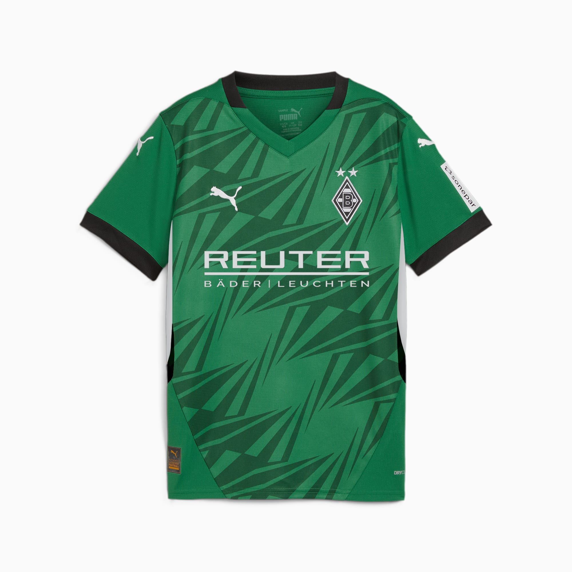 Maillot Away 24/25 Borussia Mönchengladbach Enfant et Adolescent, Archive Green-PUMA White, large