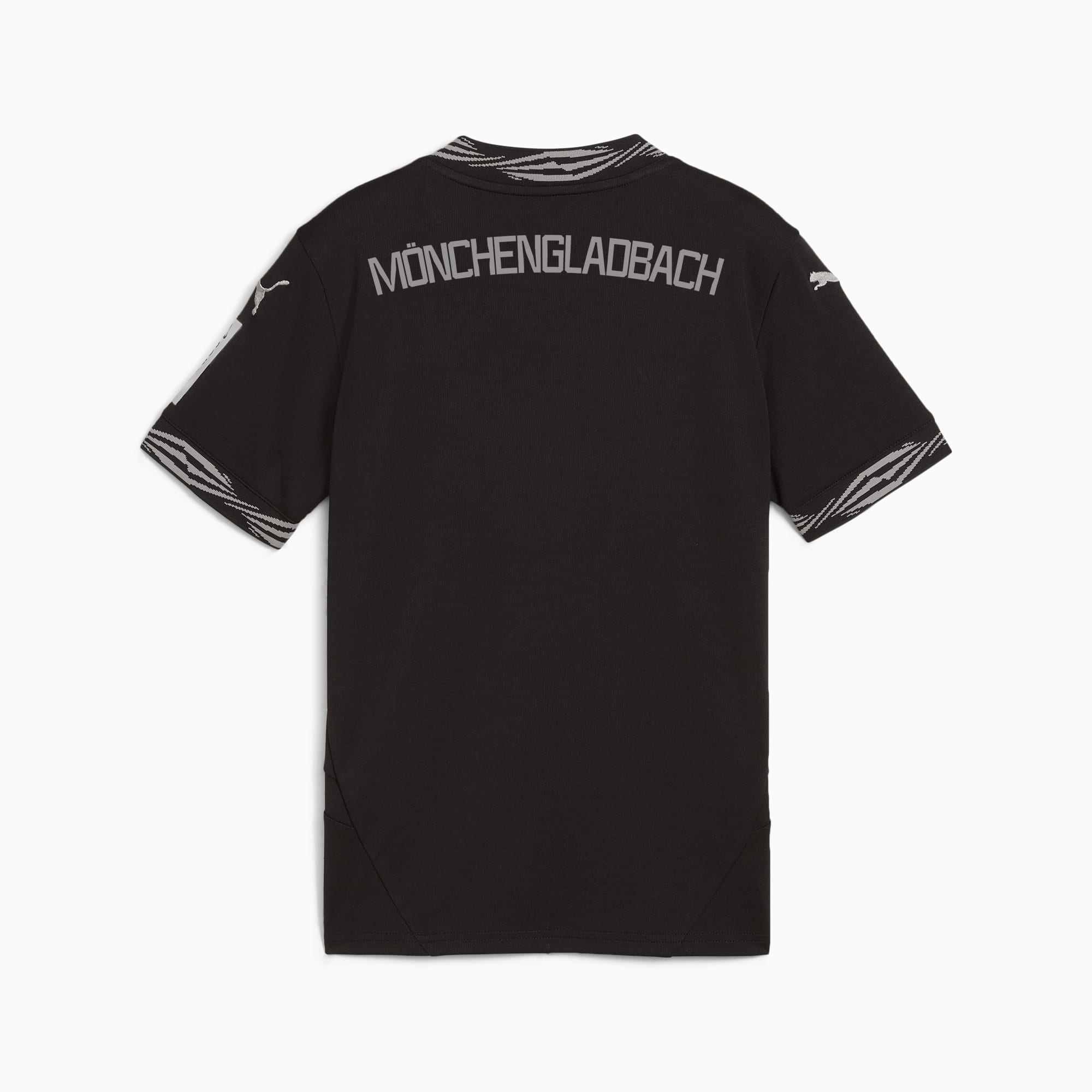 Borussia Mönchengladbach 24/25 Ausweichtrikot Teenager, PUMA Black-Puma Aged Silver, large
