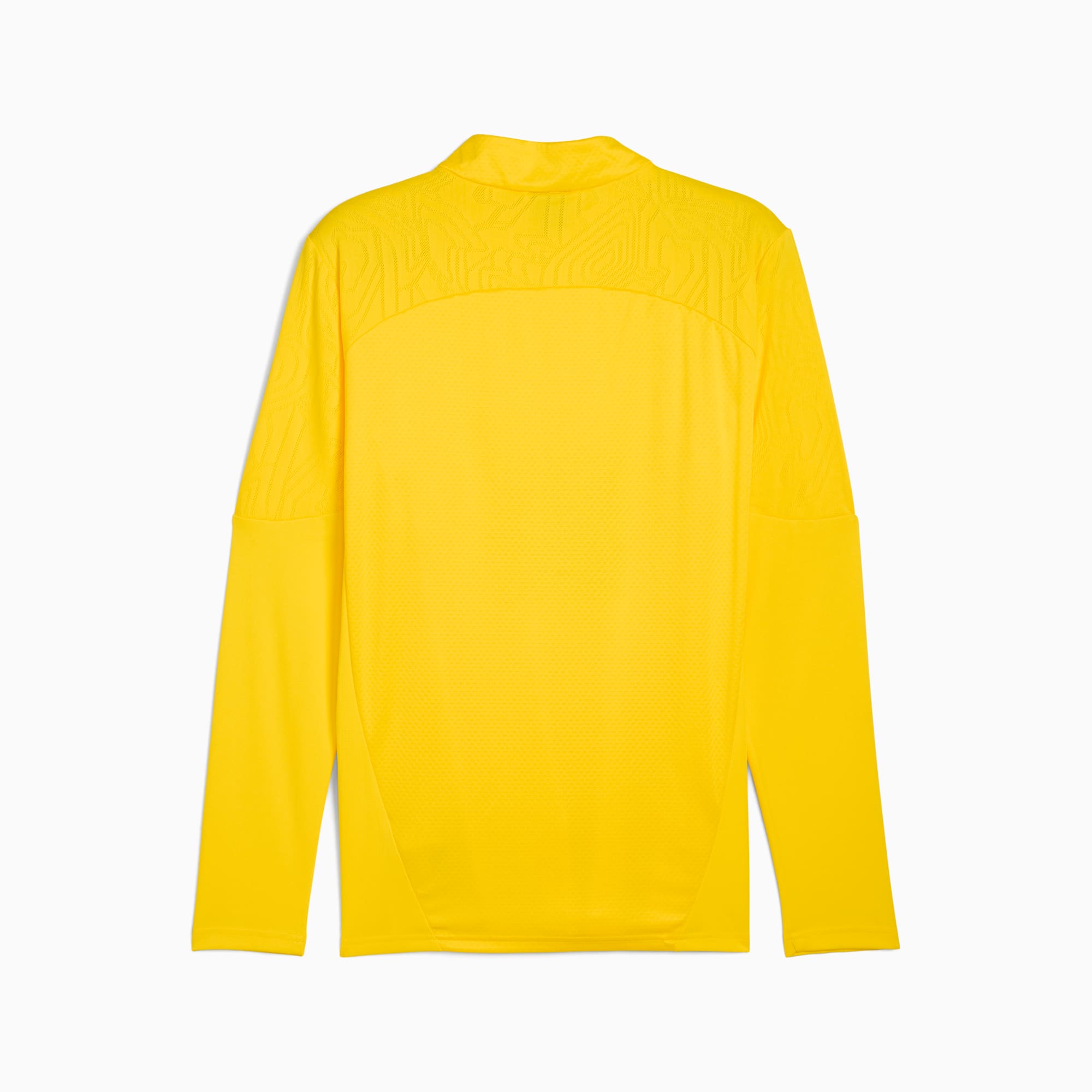 Borussia Dortmund Quarter-Zip Training Top Men, Faster Yellow-PUMA Black, large