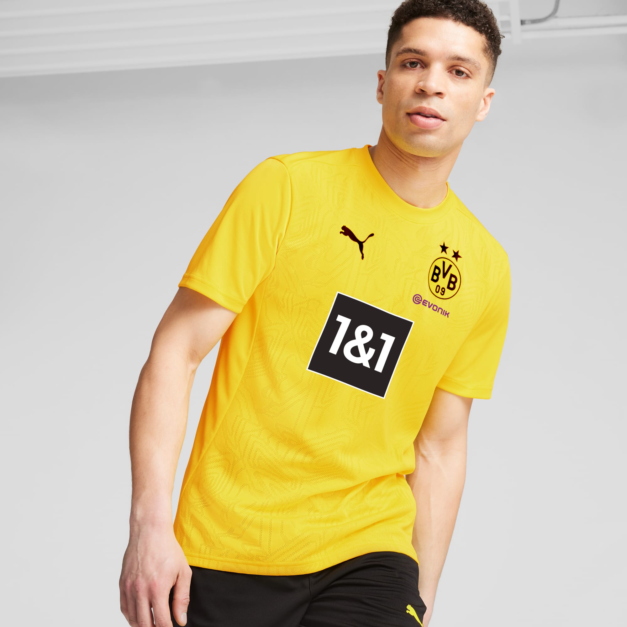 Maglia puma uomo giallo clearance