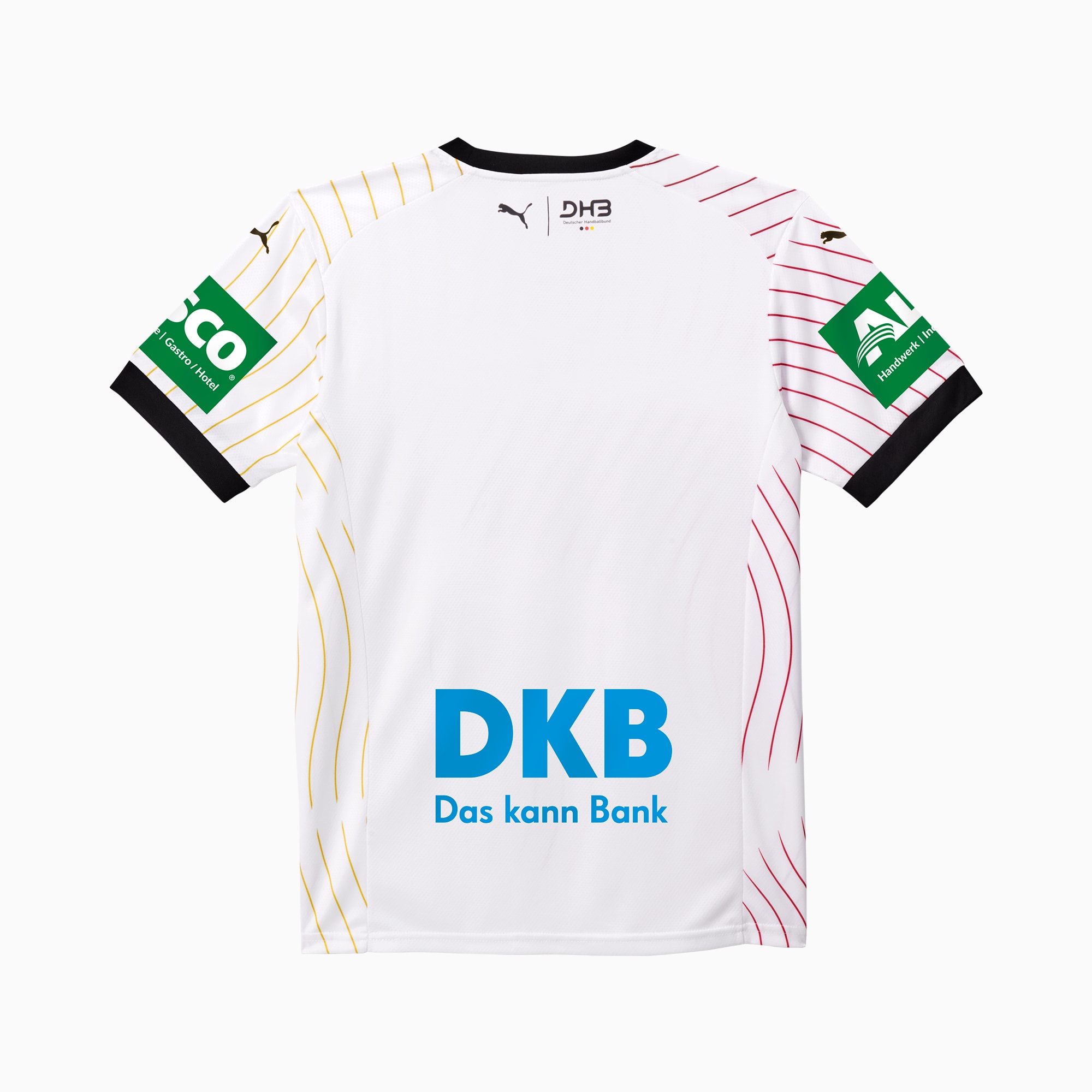 Duitsland Handbal 2025 thuisshirt voor heren, PUMA White-PUMA Black, large