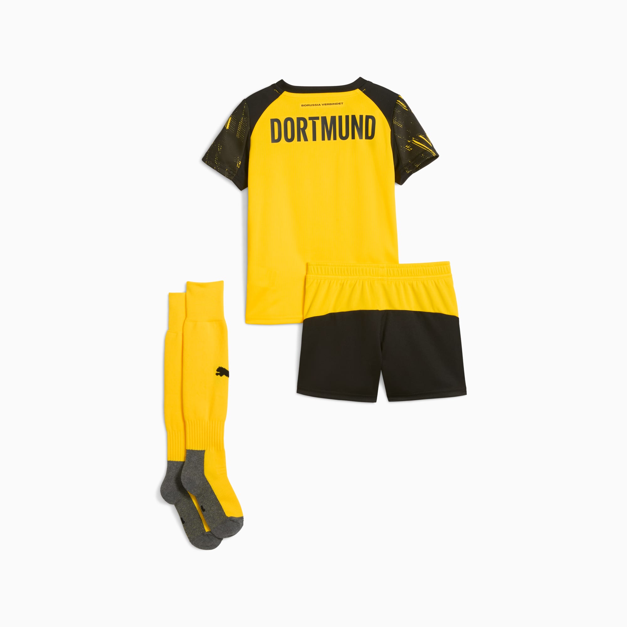 Ensemble domicile Borussia Dortmund 25/26 Enfant, Faster Yellow-PUMA Black, large