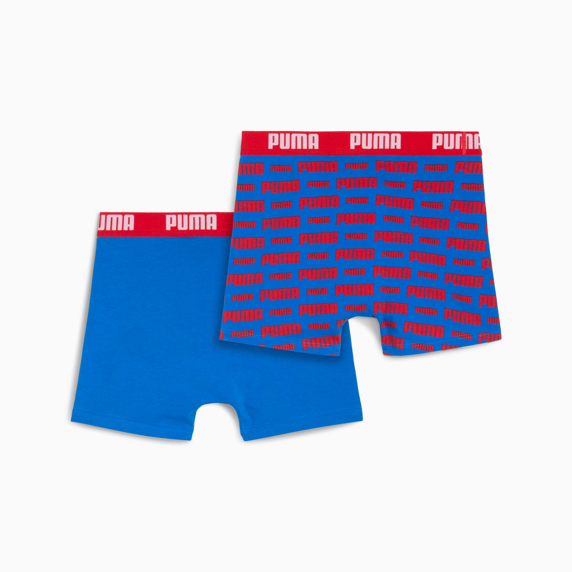 Everyday Logo Boxers Youth (2-pack), blue / red, large