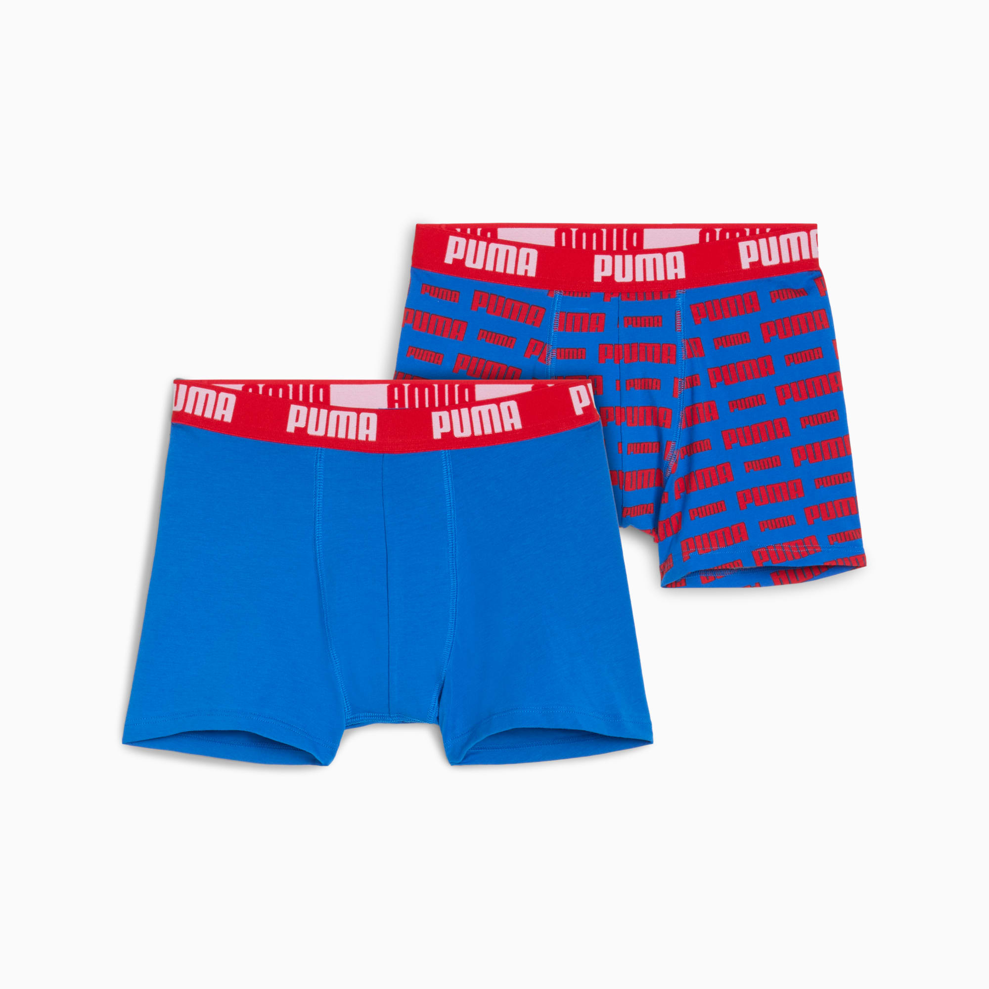 Everyday Logo Boxers Youth (2-pack), blue / red, large