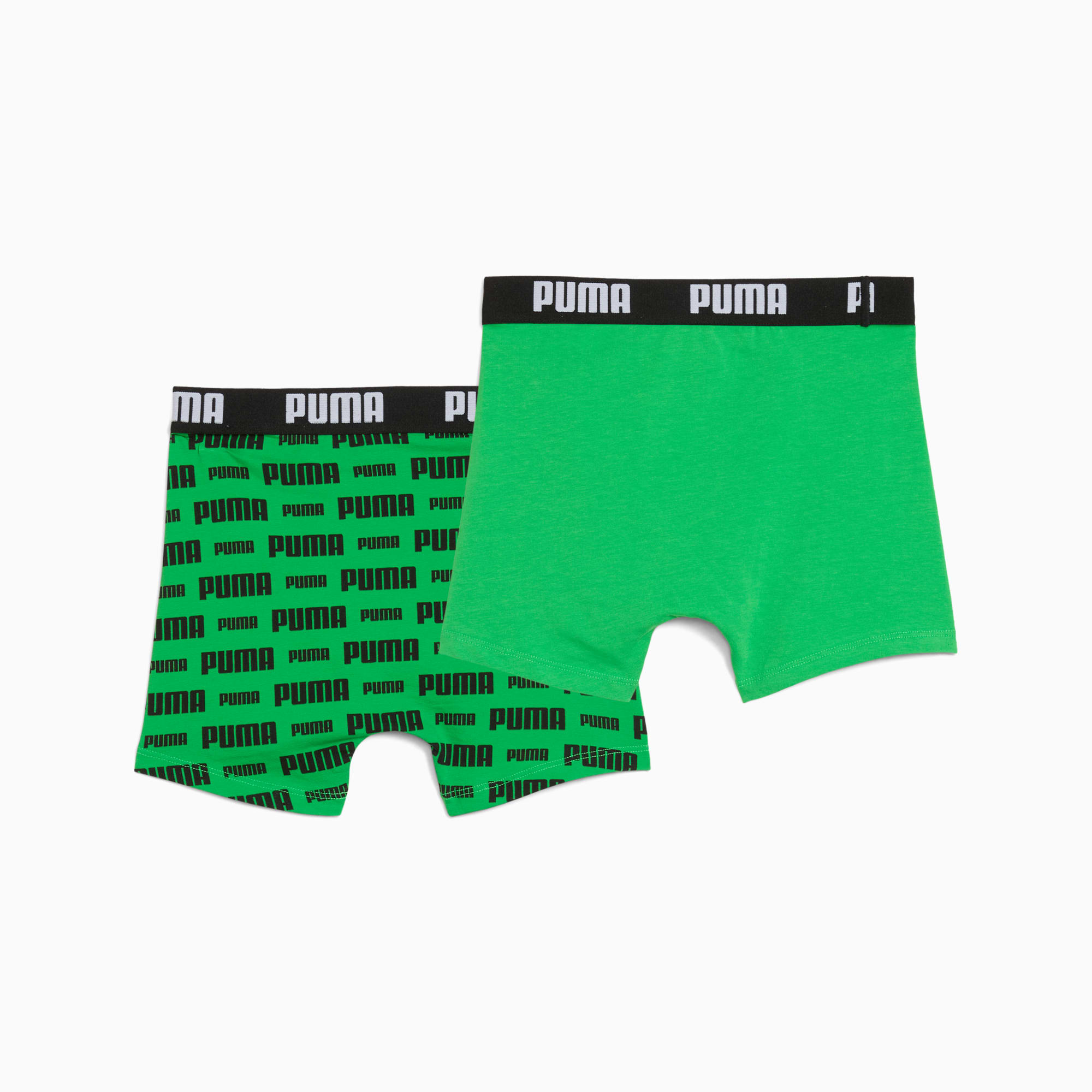 Everyday Logo Boxers Youth (2-pack), green / black, large