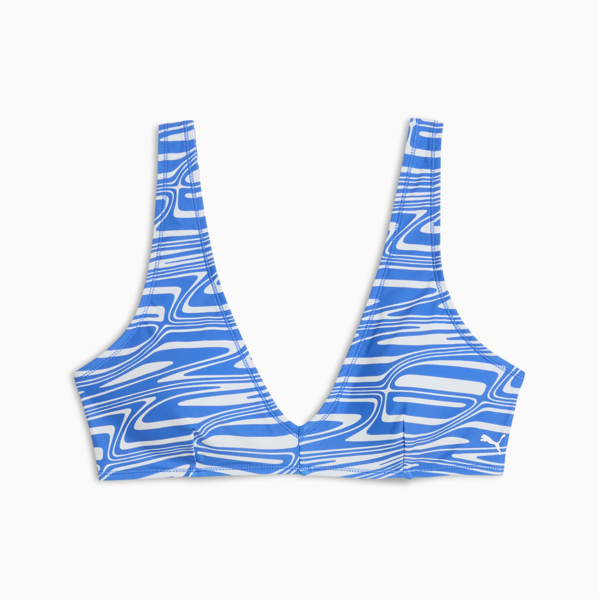 Short Swim Top Women, vivid blue, large