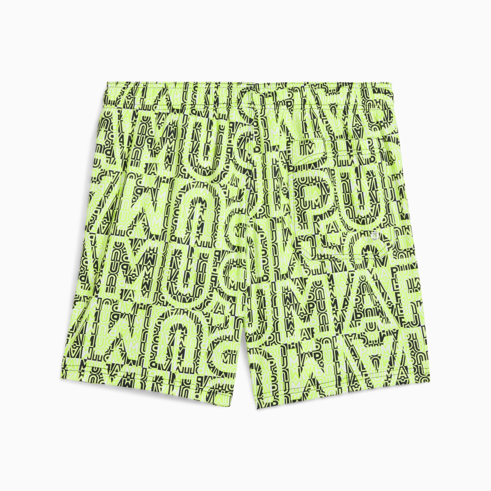 Swim Shorts Men, cyber yellow / black, large