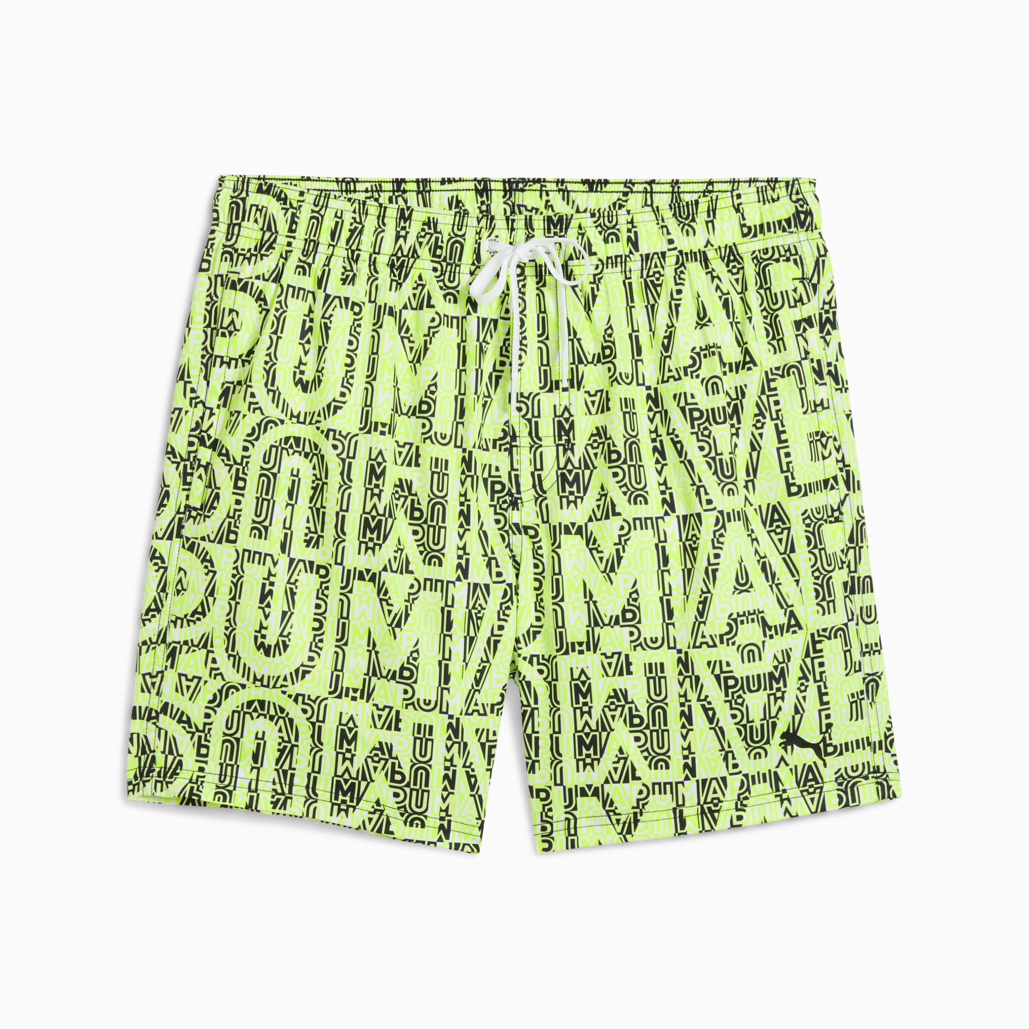 Swim Shorts Men, cyber yellow / black, large
