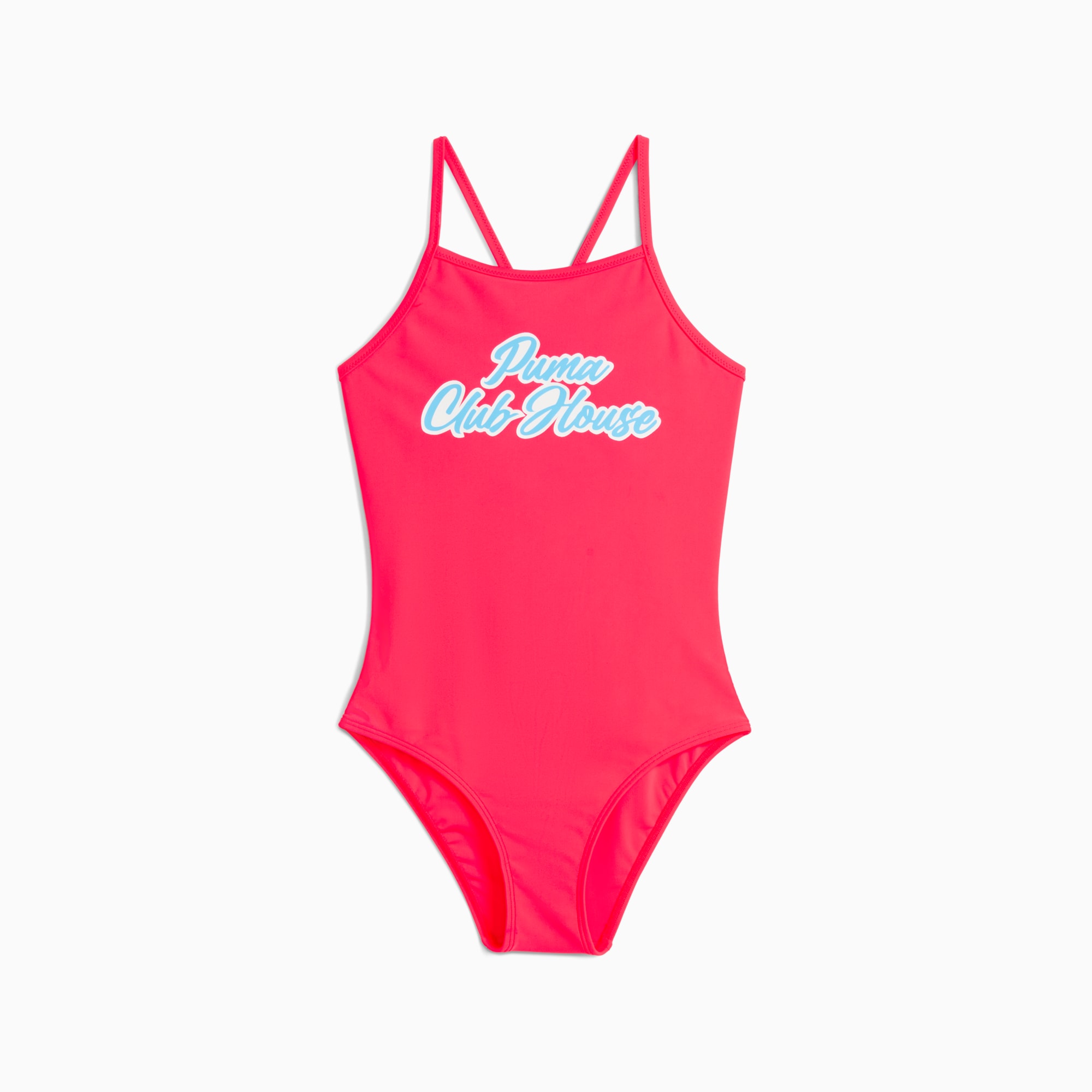Swimsuit with Adjustable Straps Youth, rose red, large