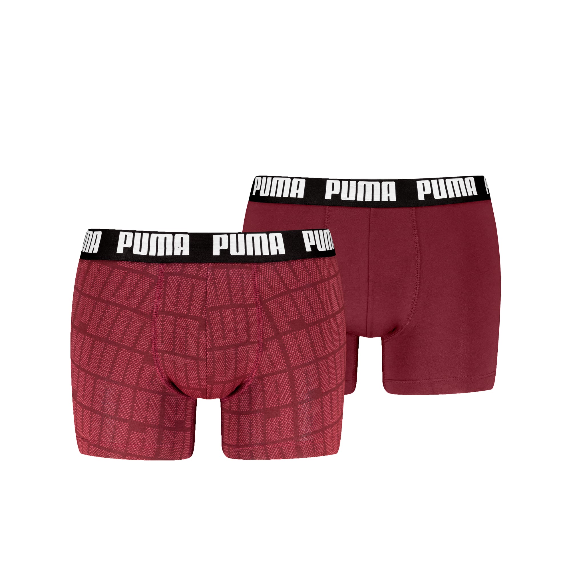 Boxershorts voor heren (set van 2), black / red, large