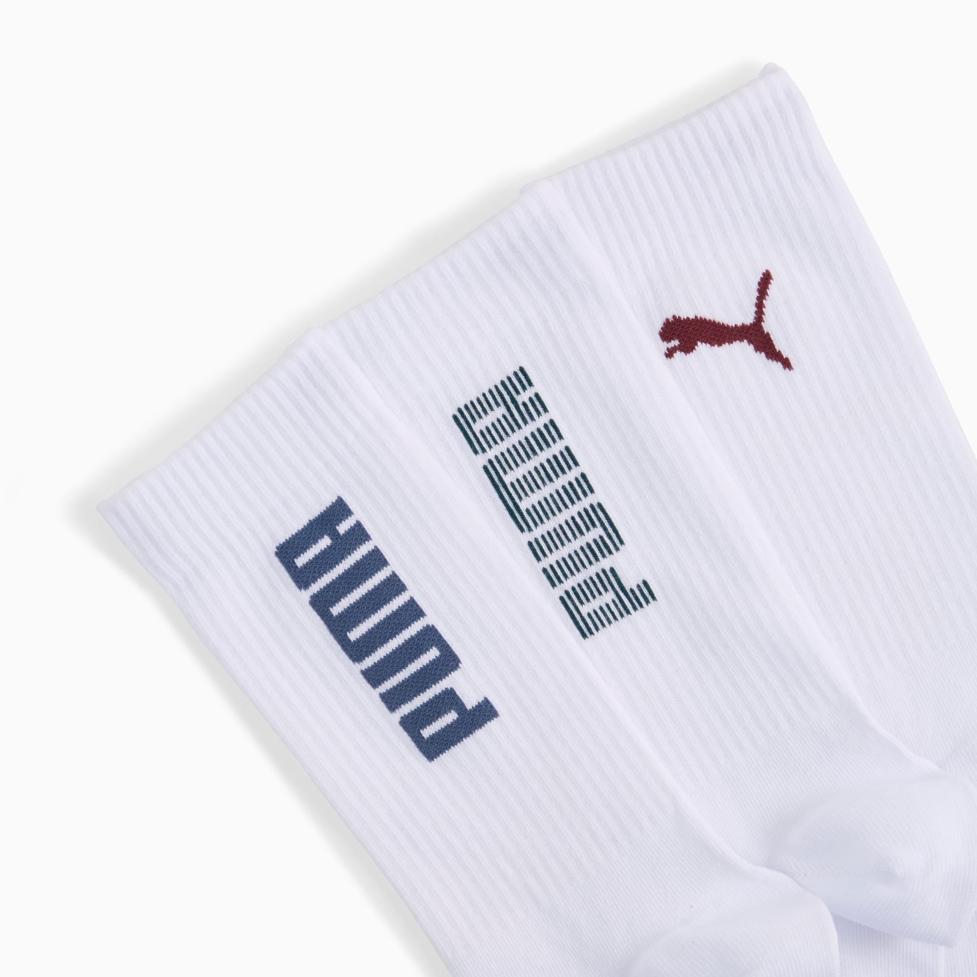 Calzini PUMA bianchi con logo per adulti.