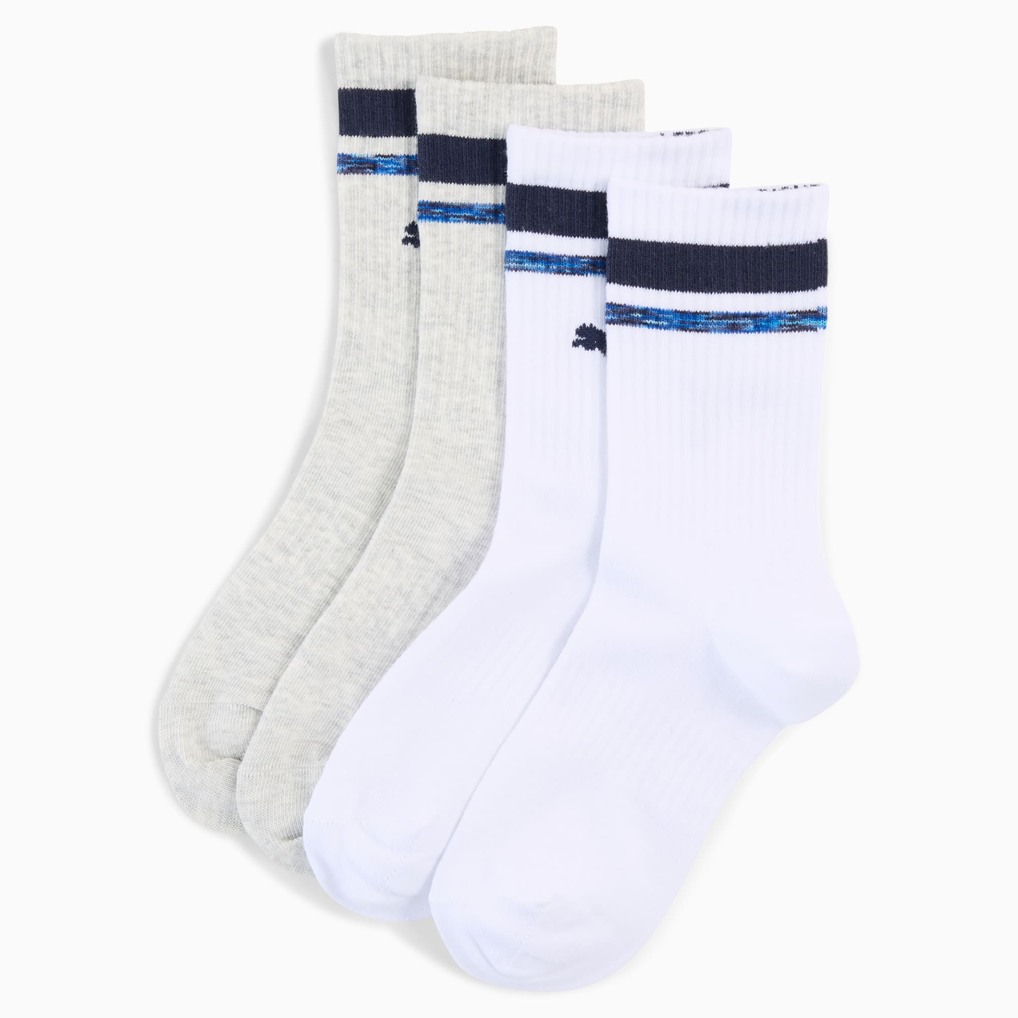 Calze alte da ragazzo (confezione da 2), white / blue, large