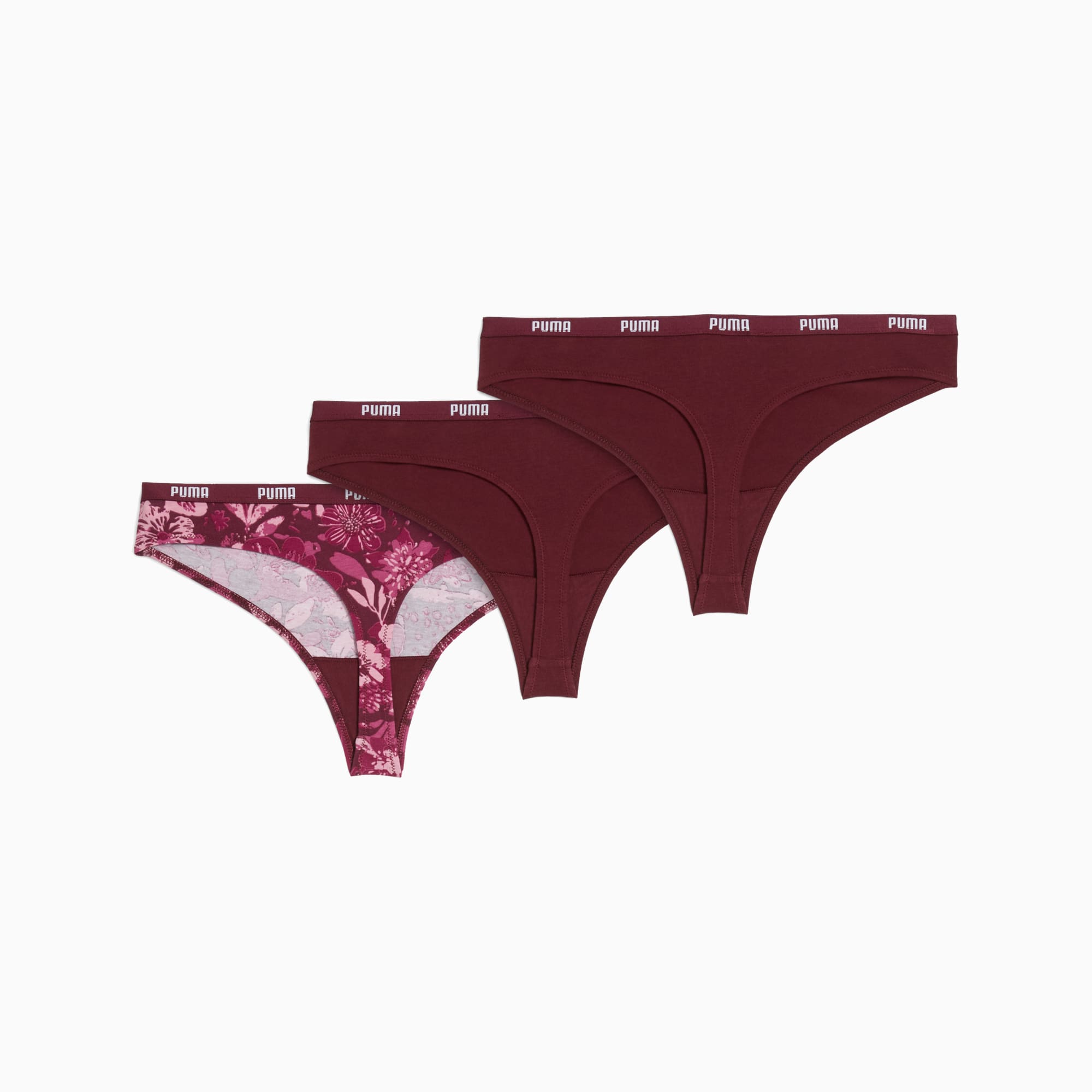 Women's Strings (3-Pack), scarlet red, large