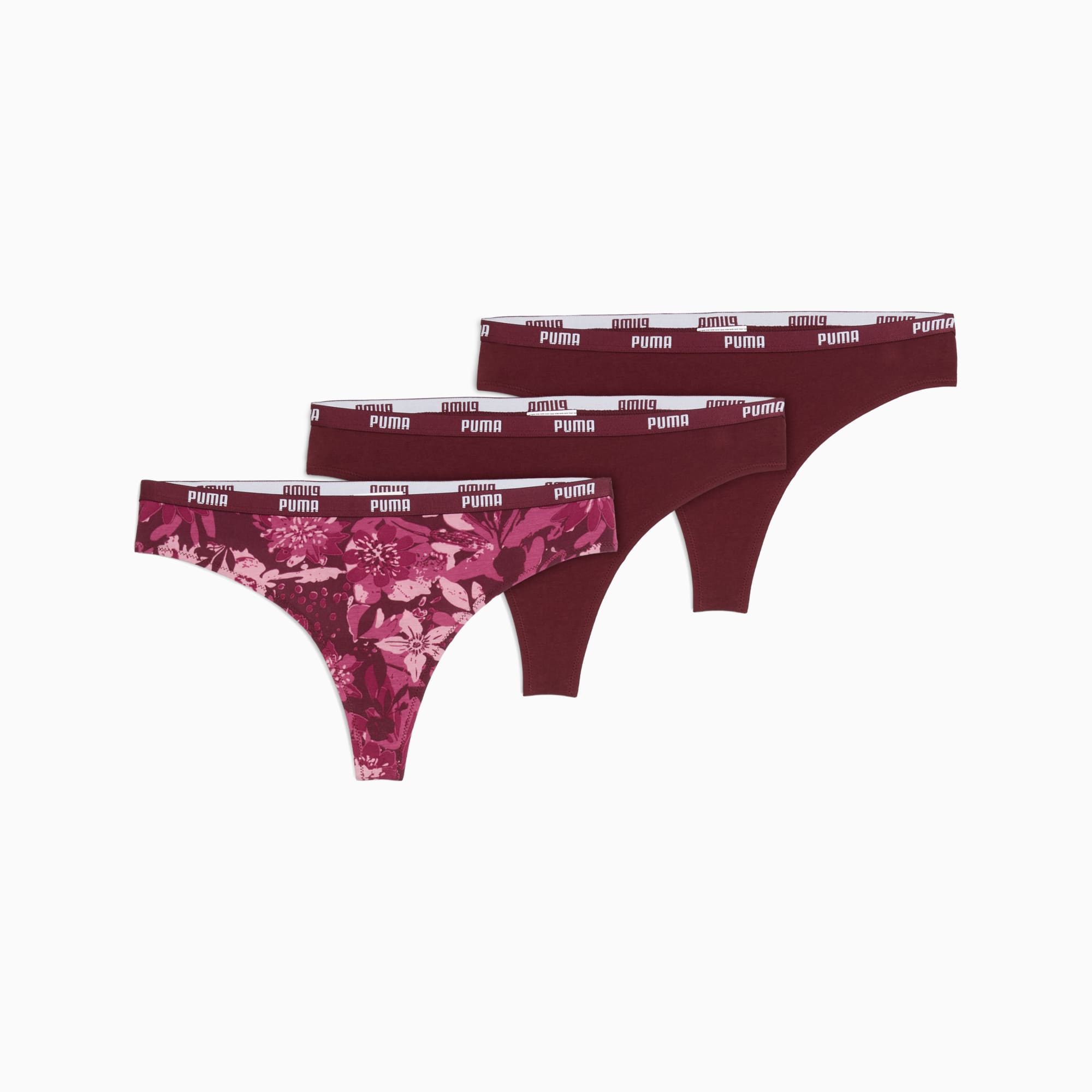 Women's Strings (3-Pack), scarlet red, large