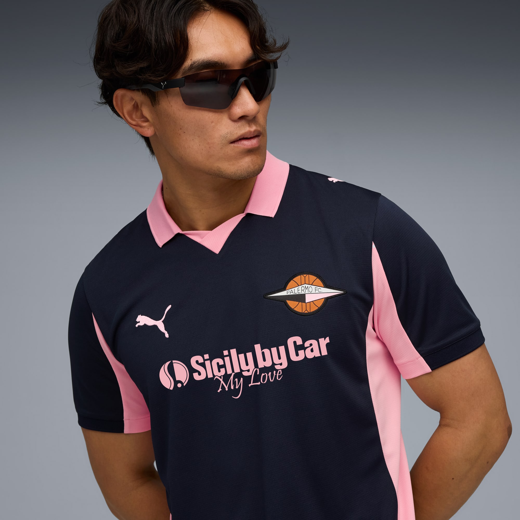 Maillot Replica Away 25/26  Palermo F.C. Homme, Deep Navy-Team Light Pink, large