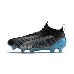 blue and white youth football cleats