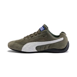 puma mens racing cat suede trainers