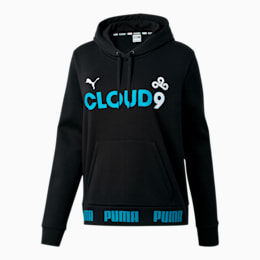 sudadera puma roja mujer