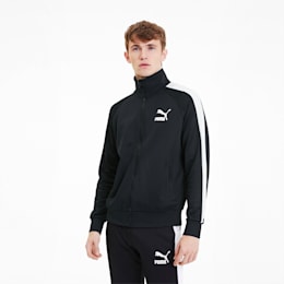 puma black and red tracksuit