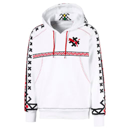 red and white puma hoodie - 56% OFF 
