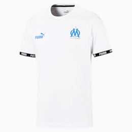 Olympique de Marseille Shoe Tag T Shirt White Mens PUMA