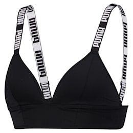 puma triangle padded bralette