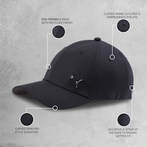 PUMA Metal Cat Unisex Cap, Puma Black, extralarge-IND