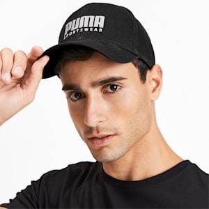 Stretch-fit Baseball Cap, Puma Black, extralarge-IND