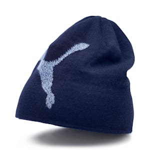 Essential Beanie, Peacoat-Big Cat
