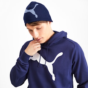 Essential Beanie, Peacoat-Big Cat