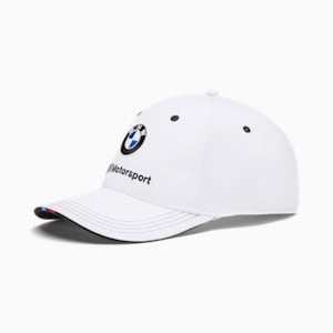 BMW M Motorsport Baseball Unisex Cap, Puma White, extralarge-IND