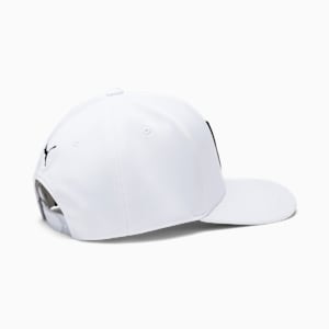 P Snapback Men's Golf Cap, Bright White