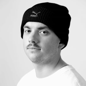 Gorro de invierno Classics Archive Mid Fit, Puma Black-gray Logo