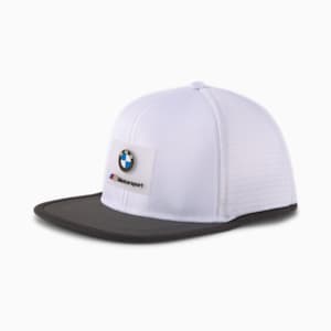 BMW M Motorsport Flat Brim Cap, Puma White, extralarge