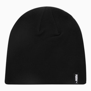 Classic Cuffless Beanie, Puma Black-Puma White, extralarge-IND