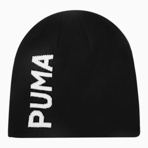 Classic Cuffless Beanie, Puma Black-Puma White, extralarge-IND