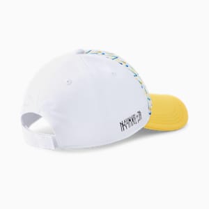 Neymar Jr Baseball Football Cap, Dandelion-Puma White-Amazon Green-Puma Black, extralarge