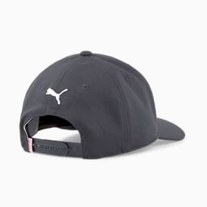 PUMA x ARNOLD PALMER Circle Umbrella Men's Snapback Golf Cap, Navy Blazer-Bright White, extralarge-GBR