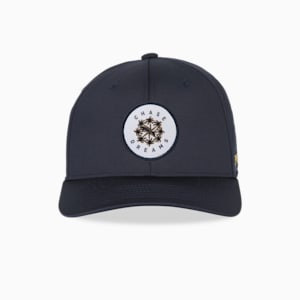 PUMA x Palm Tree Crew Chase Dreams Men's Golf Cap, Navy Blazer-Old Gold, extralarge-IND