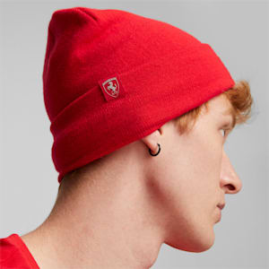 Ferrari SPTWR Style Beanie, Rosso Corsa
